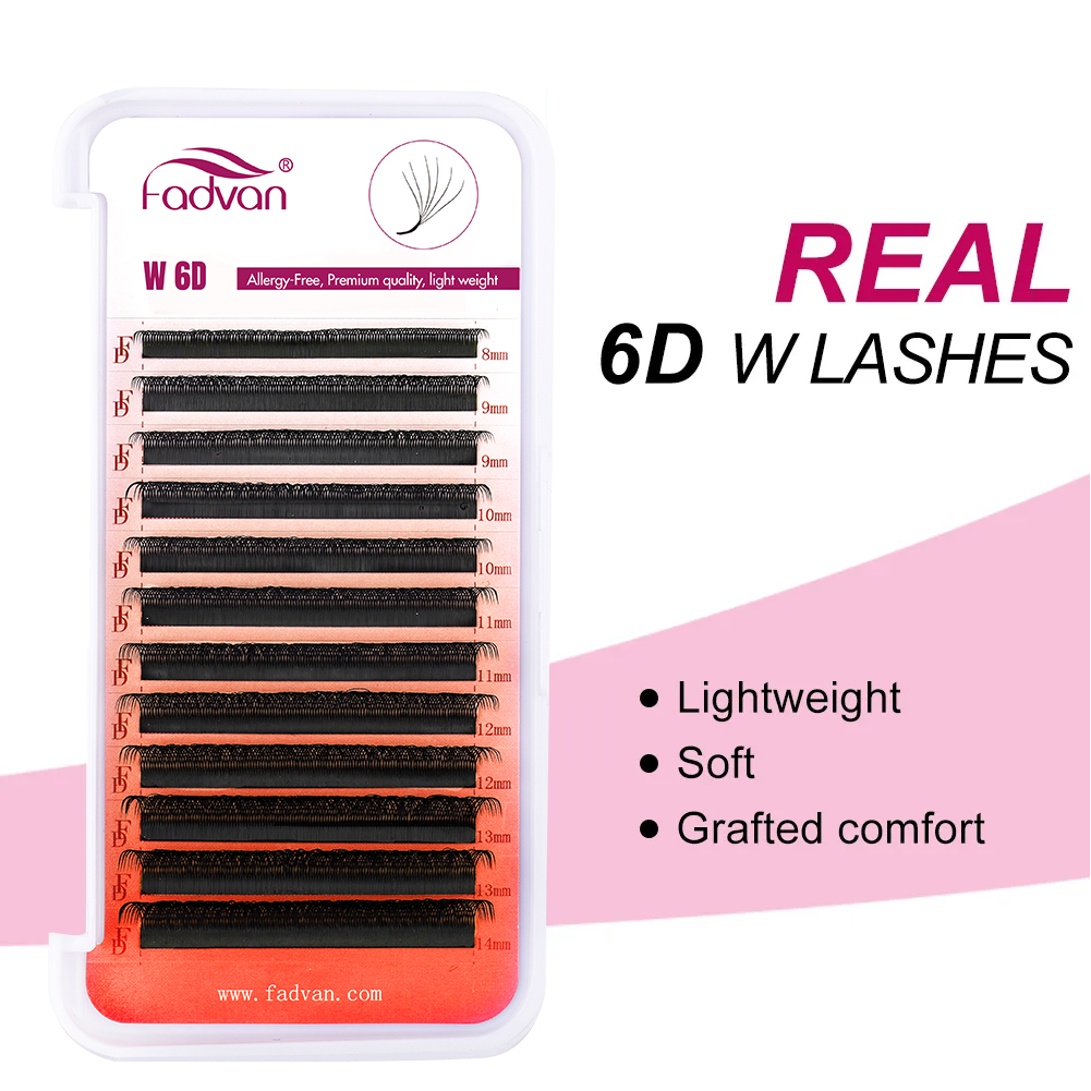 Fadvan Thực 6D W Hàng Mi 0.07  - đánh giá và giá Eyelash Extension For Asian Eyes