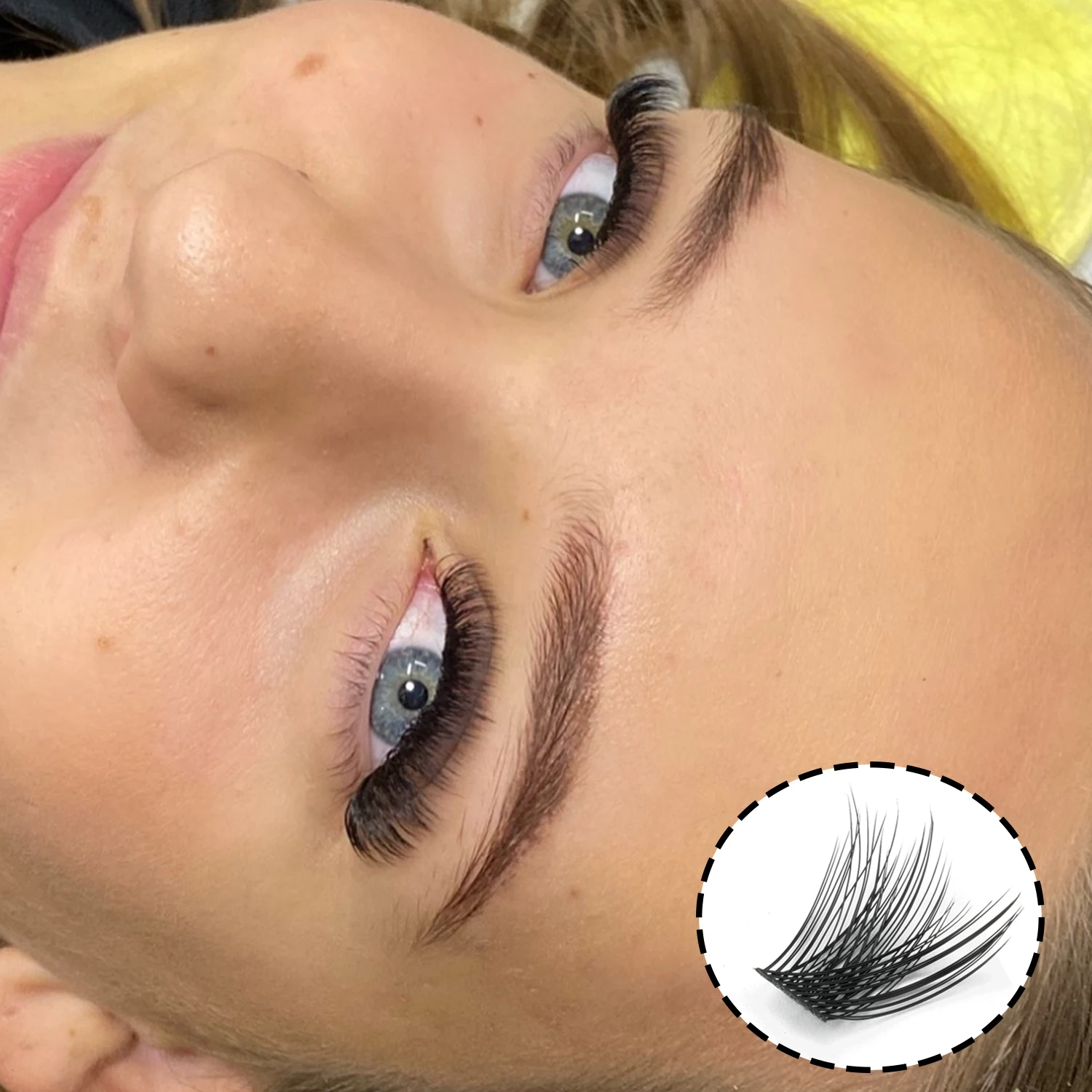 120 PCS Cluster Lashes D Curl  - đánh giá và giá Eyelash Extension Wispy