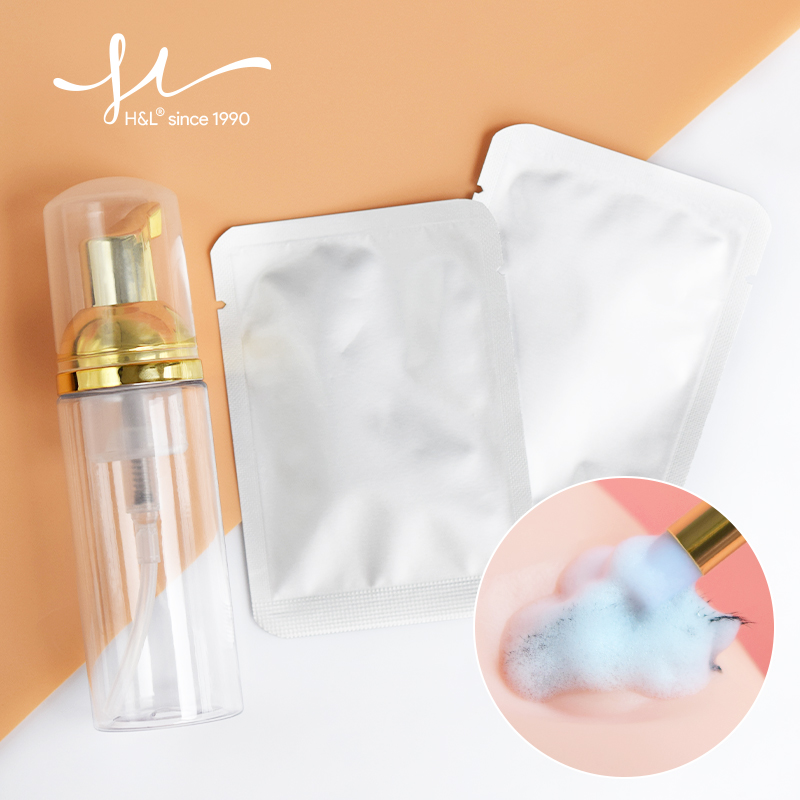 H&L 5ml Eyelash Shampoo Concen - đánh giá và giá Eyelash Extension Foam Cleanser