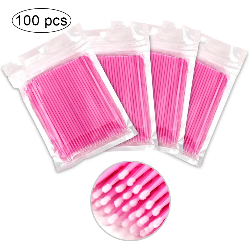 100Pcs/bag Disposable Eyelash  - đánh giá và giá Eyelash Extension Removal