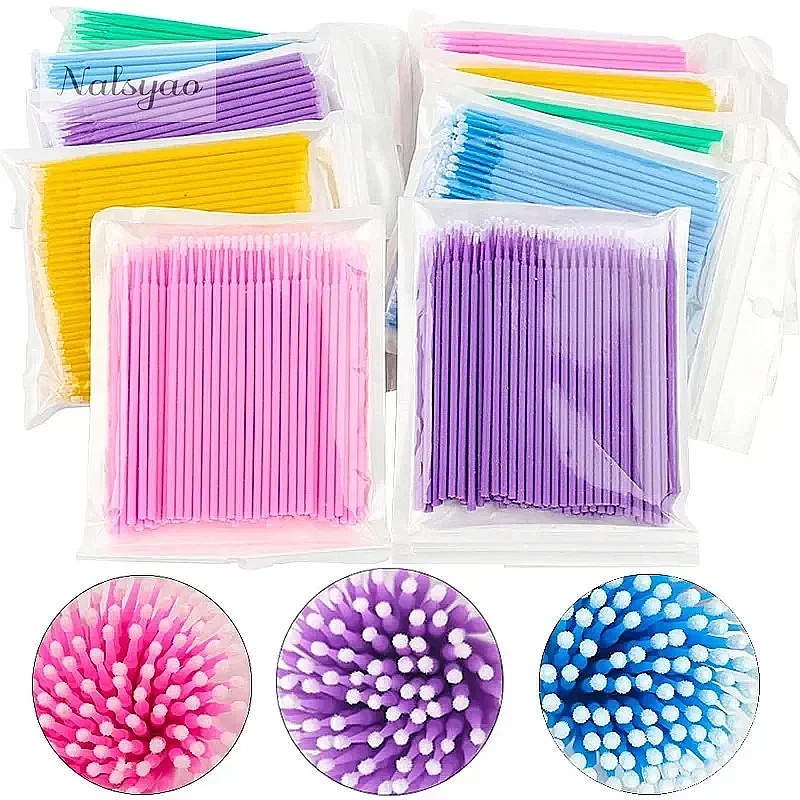 100Pcs Micro Cotton Swab Eyela - đánh giá và giá Eyelash Extension Removal