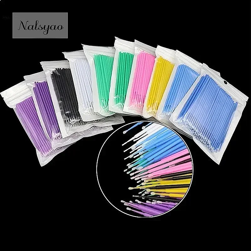 100Pcs Micro Cotton Swab Eyela - đánh giá và giá Eyelash Extension Removal