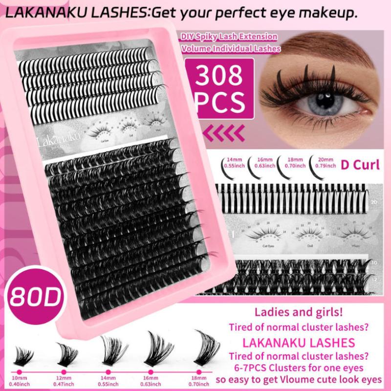 1 Set DIY Individual Eyelashes - đánh giá và giá Eyelash Extension Wispy