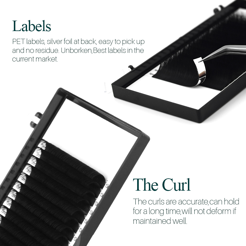 Individual eyelashes Korean PB - đánh giá và giá Eyelash Extension For Asian Eyes