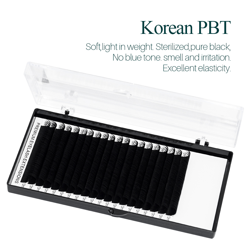 Individual eyelashes Korean PB - đánh giá và giá Eyelash Extension For Asian Eyes