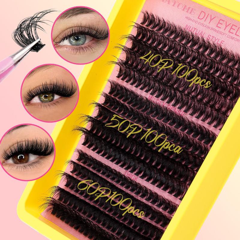 Cluster Lashes Kit Individual  - đánh giá và giá Eyelash Extension Wispy