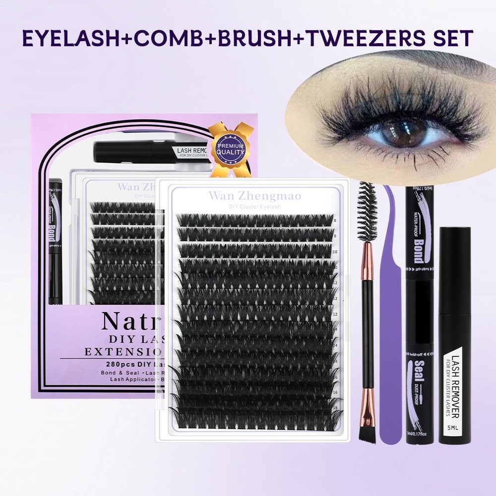 8-18mm Length False Eyelashes  - đánh giá và giá Eyelash Extension Wispy