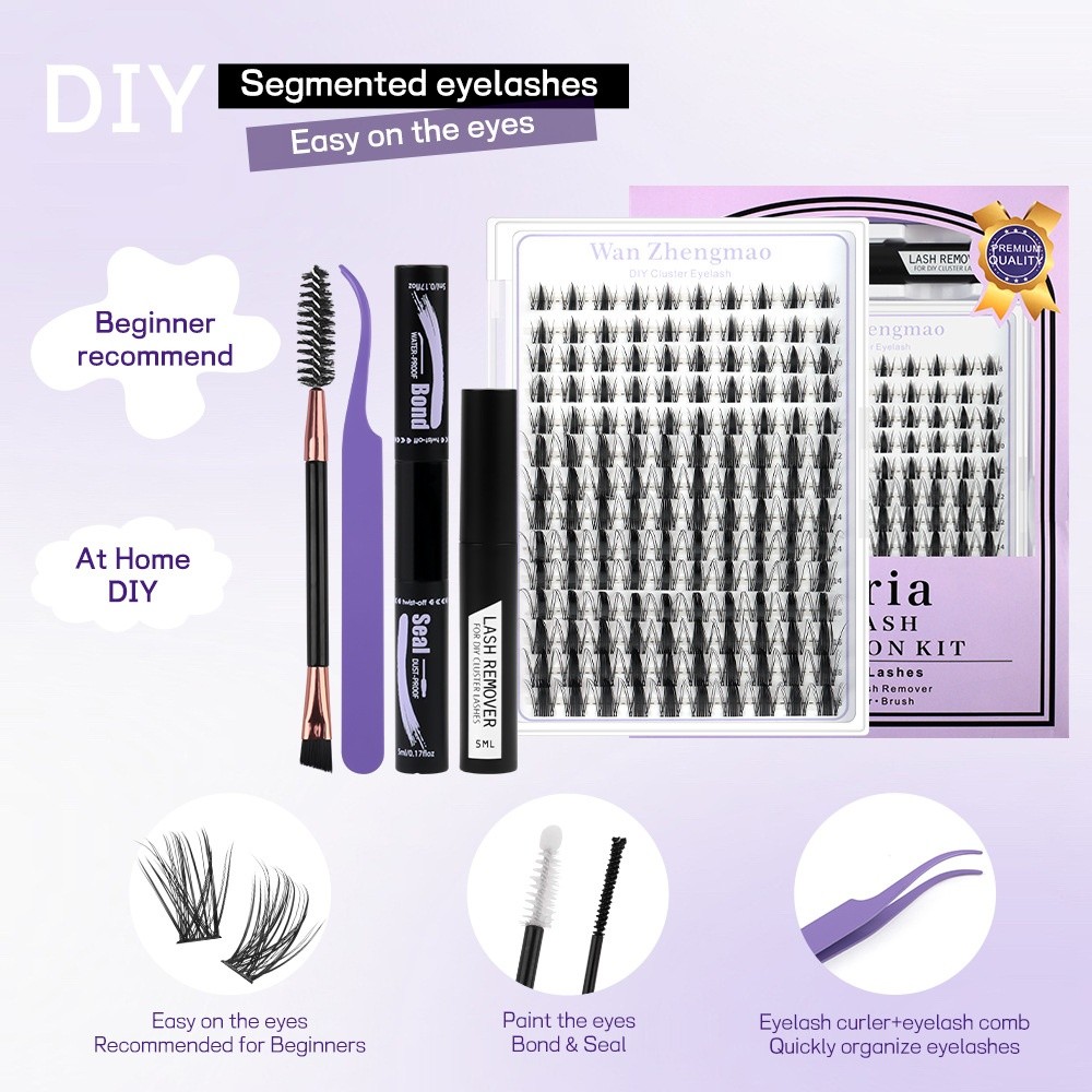 8-18mm Length False Eyelashes  - đánh giá và giá Eyelash Extension Wispy