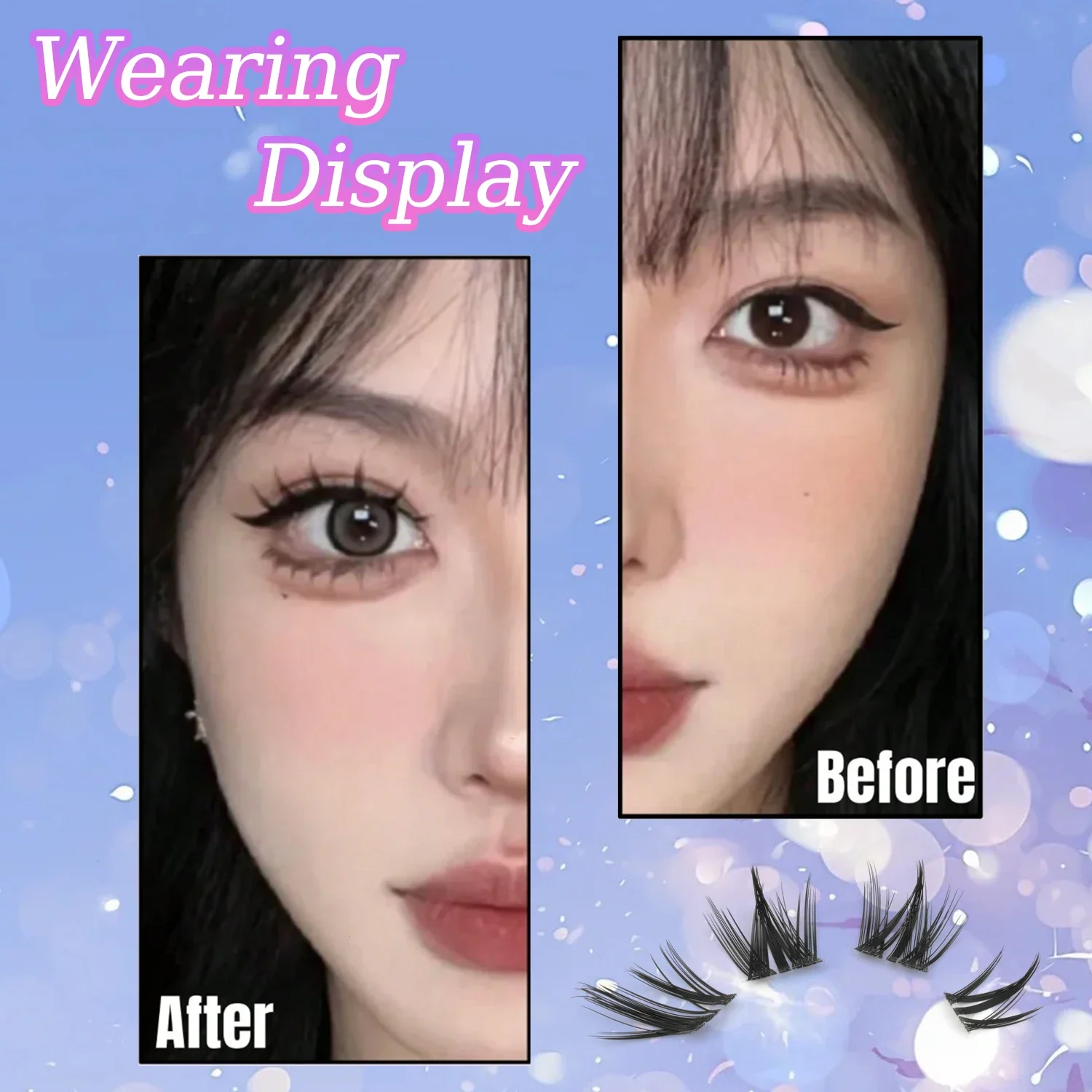 156 PCS D Curl Manga Doll Eye  - đánh giá và giá Eyelash Extension Wispy
