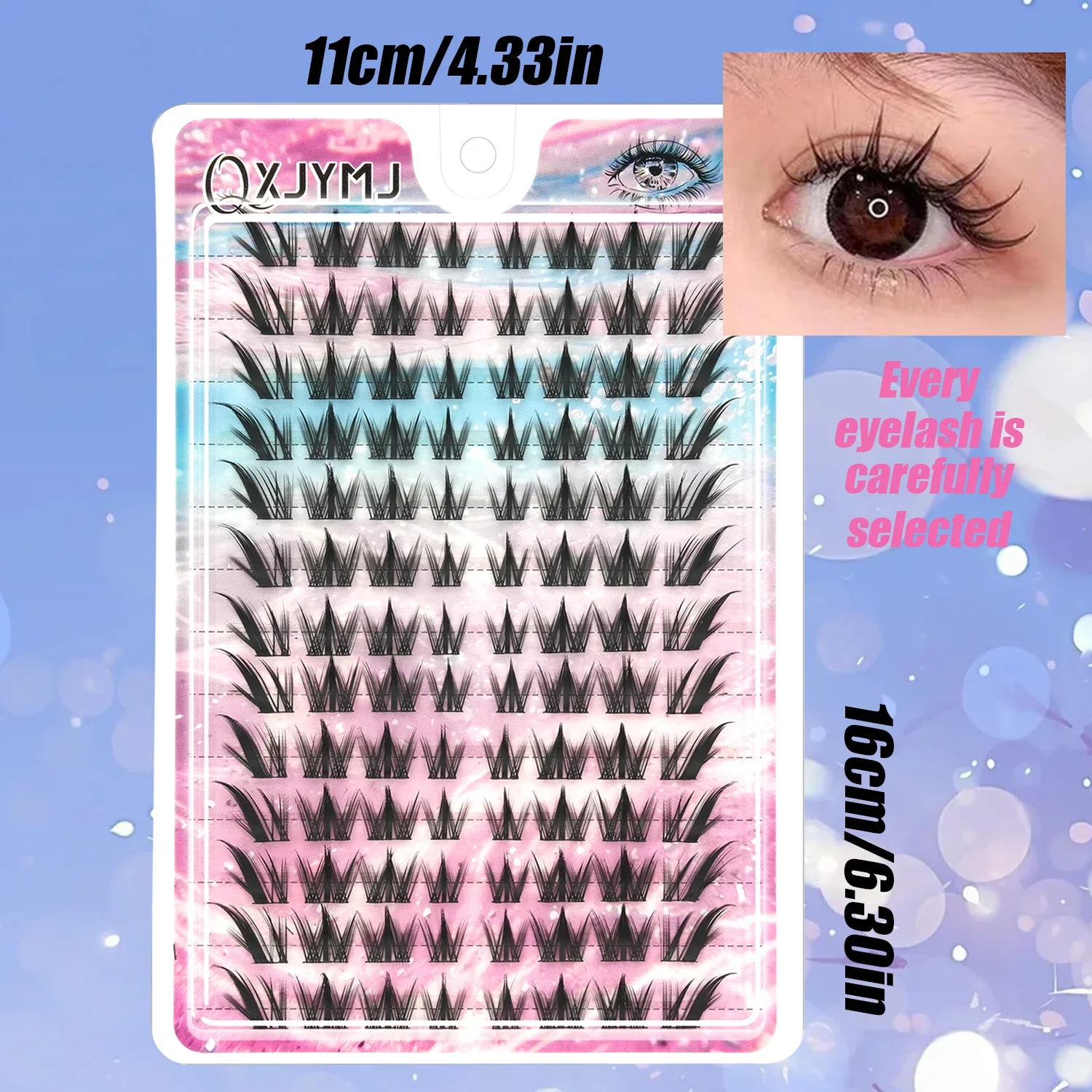 156 PCS D Curl Manga Doll Eye  - đánh giá và giá Eyelash Extension Wispy