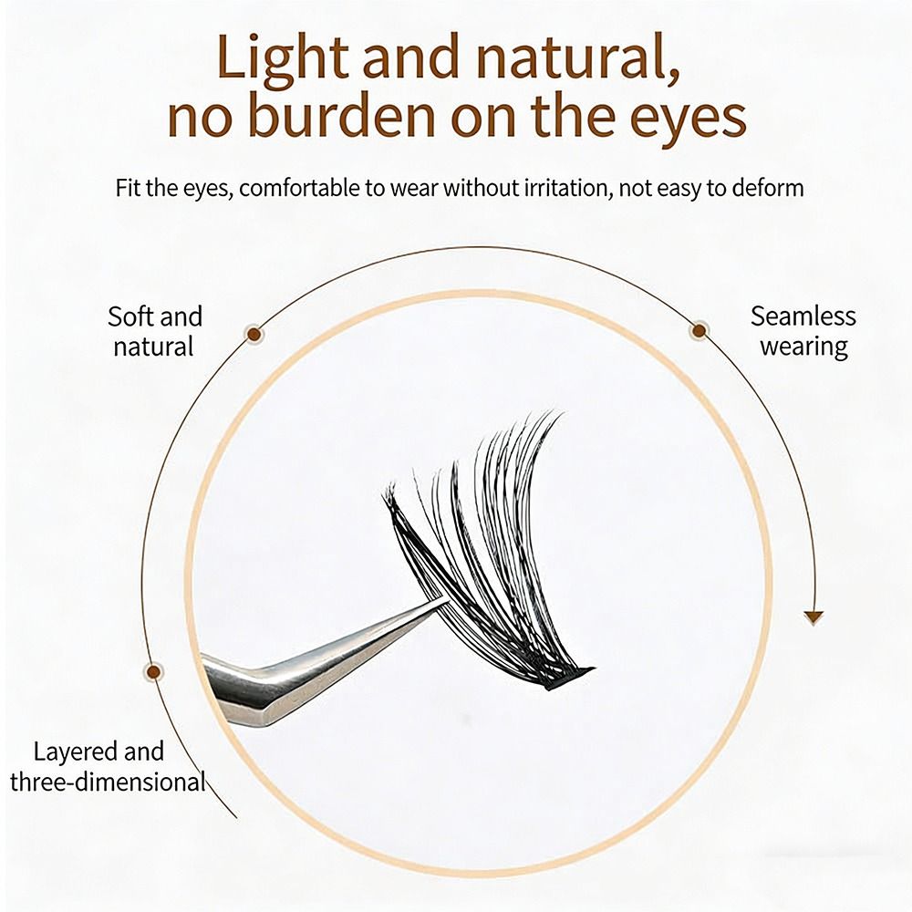 Natural Look False Eyelashes W - đánh giá và giá Eyelash Extension Wispy